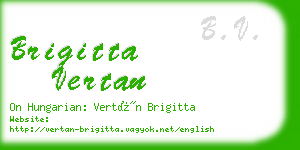 brigitta vertan business card